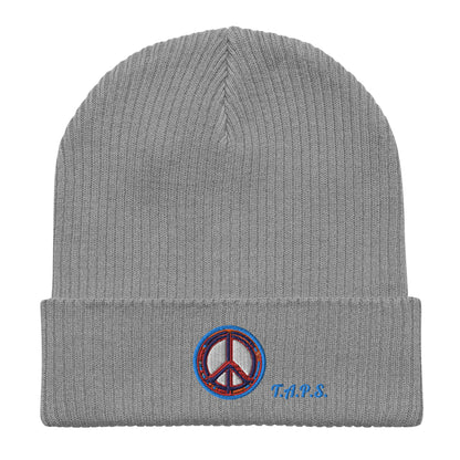 Organic ribbed beanie